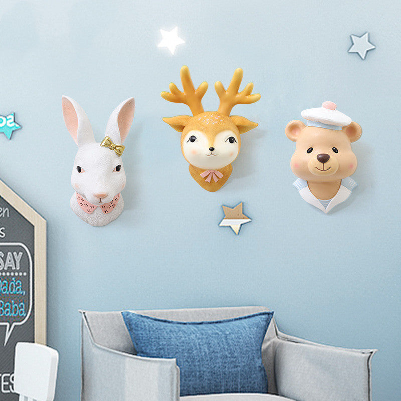 Rabbit Wall Decor | Cartoon Rabbit Decor | Topsuper