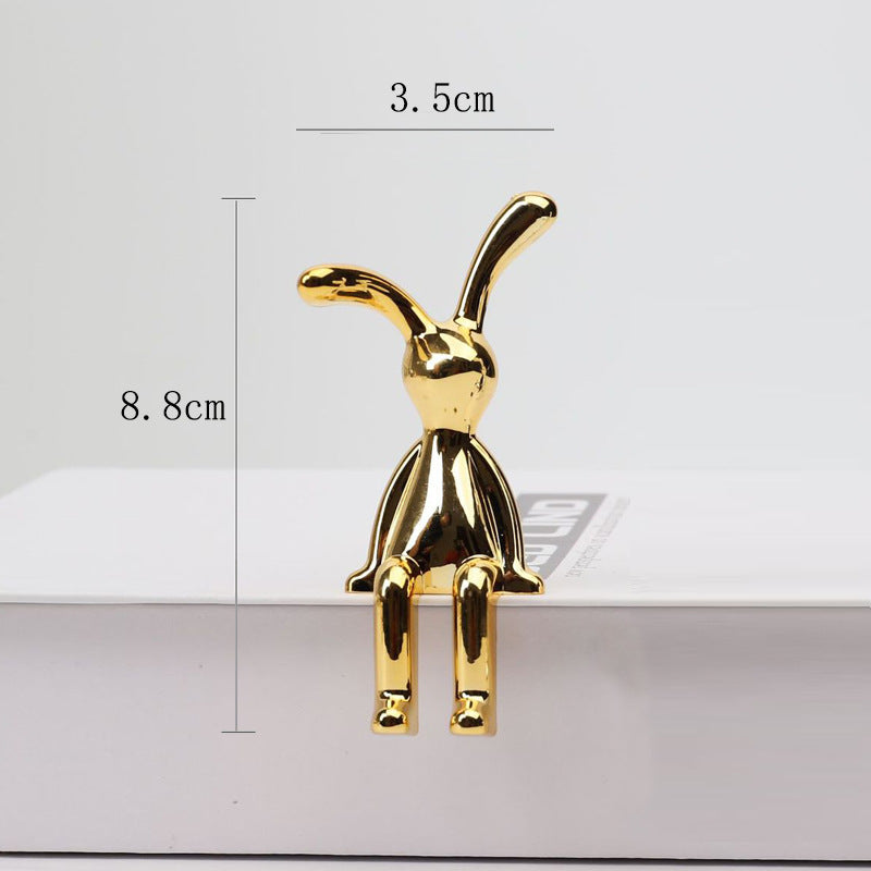 Crystal Rabbit Ornament | Sitting Rabbit Ornament | Topsuper