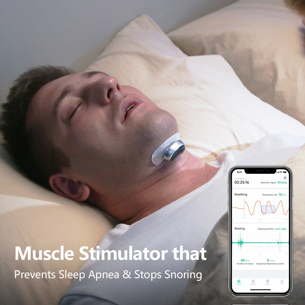 Smart Anti-Snoring Electronic Muscle Stimulator