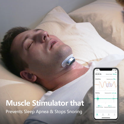 Smart Anti-Snoring Electronic Muscle Stimulator