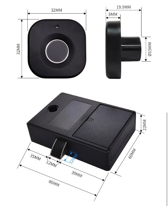 Electronic Cabinet Lock | Smart Drawer Lock | Topsuper