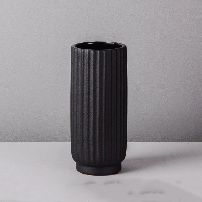 Black Ceramic Vase | Ceramic Vase Decor | Topsuper