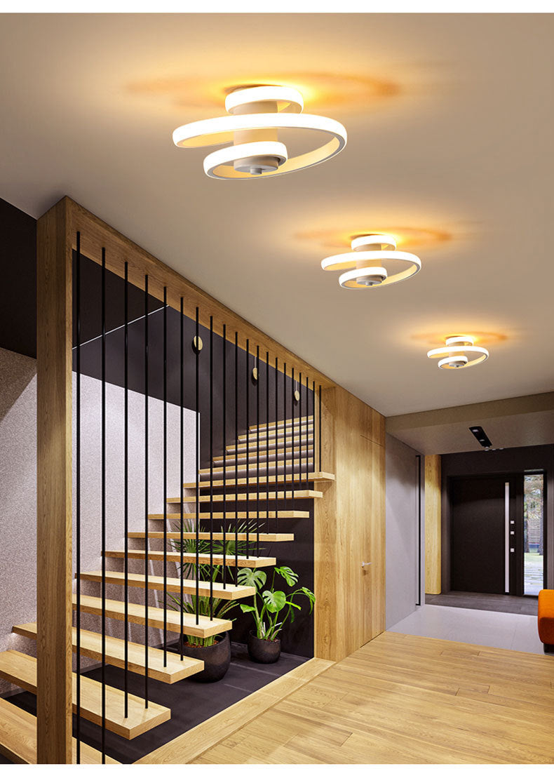 Simple Modern Metal LED Ceiling Light