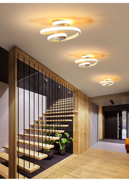 Simple Modern Metal LED Ceiling Light