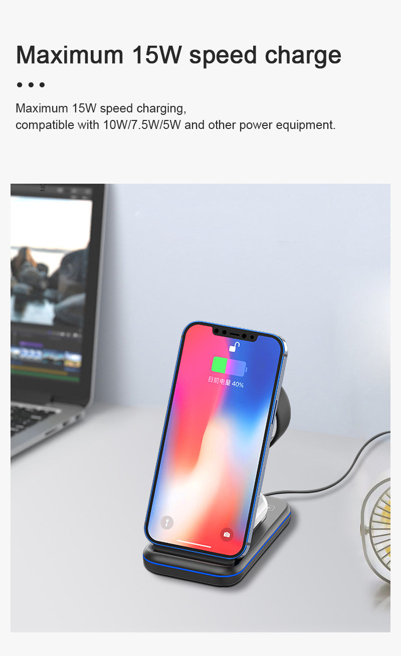 Wireless Charging Stand | 3 in 1 Charging Stand | Topsuper