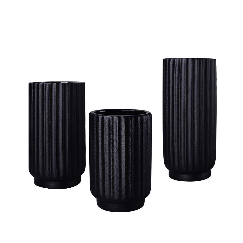 Black Ceramic Vase | Ceramic Vase Decor | Topsuper