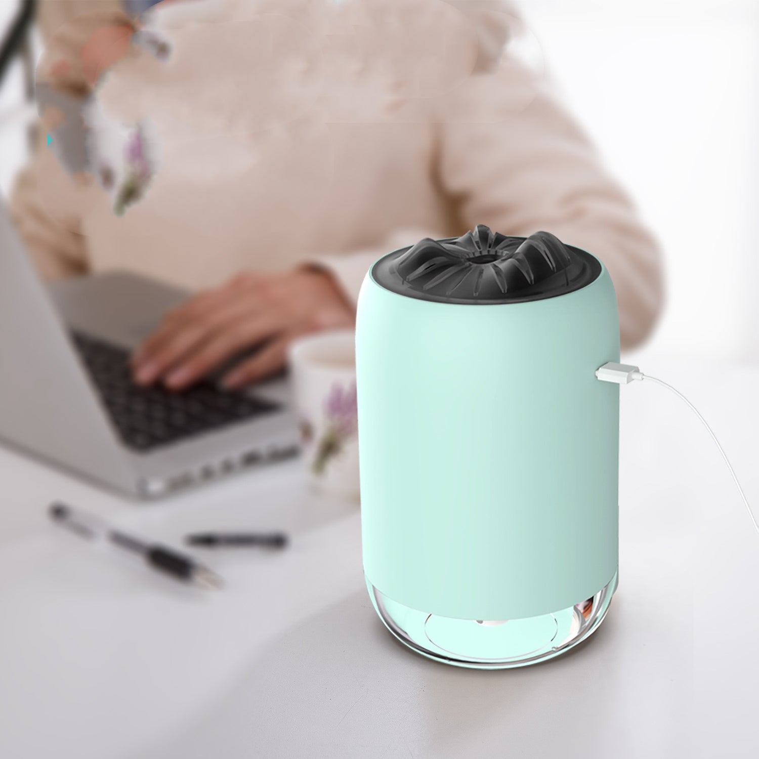 Mini Aroma Diffuser | Magic Flame Humidifier | Topsuper