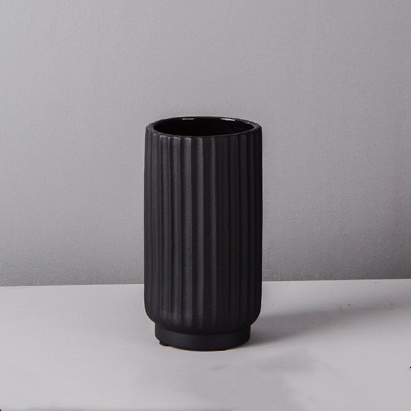 Black Ceramic Vase | Ceramic Vase Decor | Topsuper