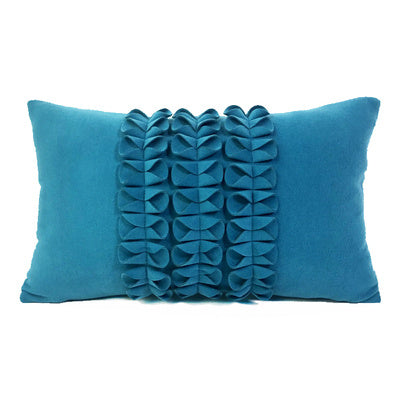 Modern Neoclassical Hand-Made Yellow Decorative Pillow
