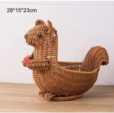 Creative Rattan Fruit Basket