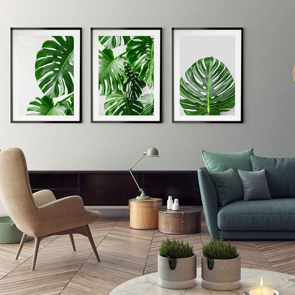 Green Plant Canvas Painting | Green Plant Painting | Topsuper