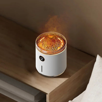 Flame Aroma Diffuser | Digital Display Diffuser | Topsuper