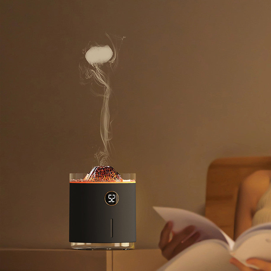 Flame Aroma Diffuser | Digital Display Diffuser | Topsuper