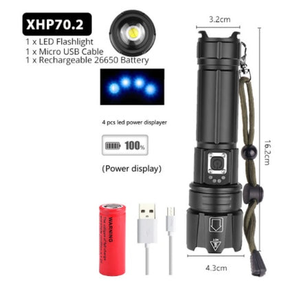 Rechargeable Glare Flashlight | Display Glare Flashlight | Topsuper