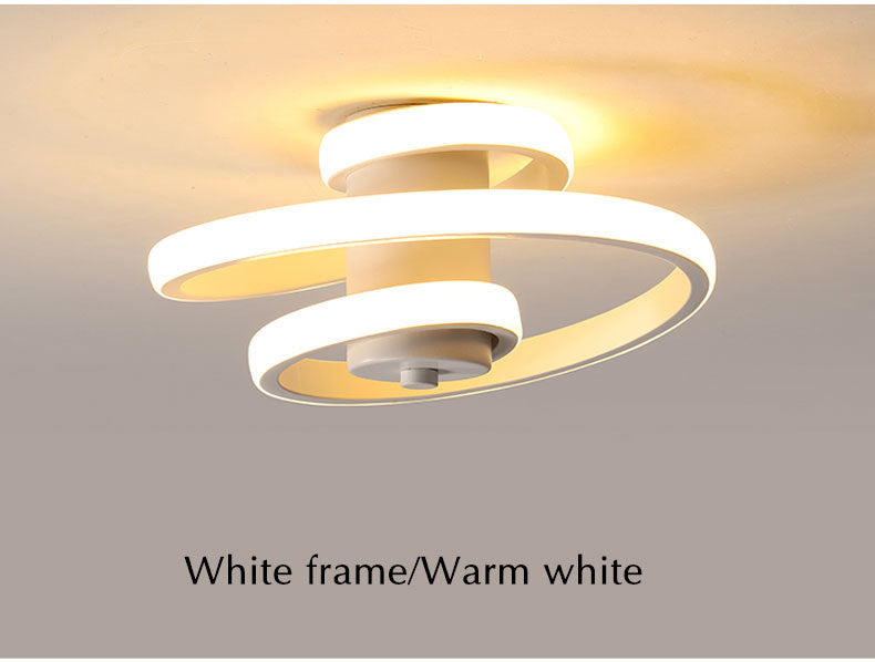 Simple Modern Metal LED Ceiling Light