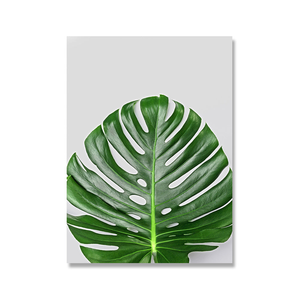 Green Plant Canvas Painting | Green Plant Painting | Topsuper