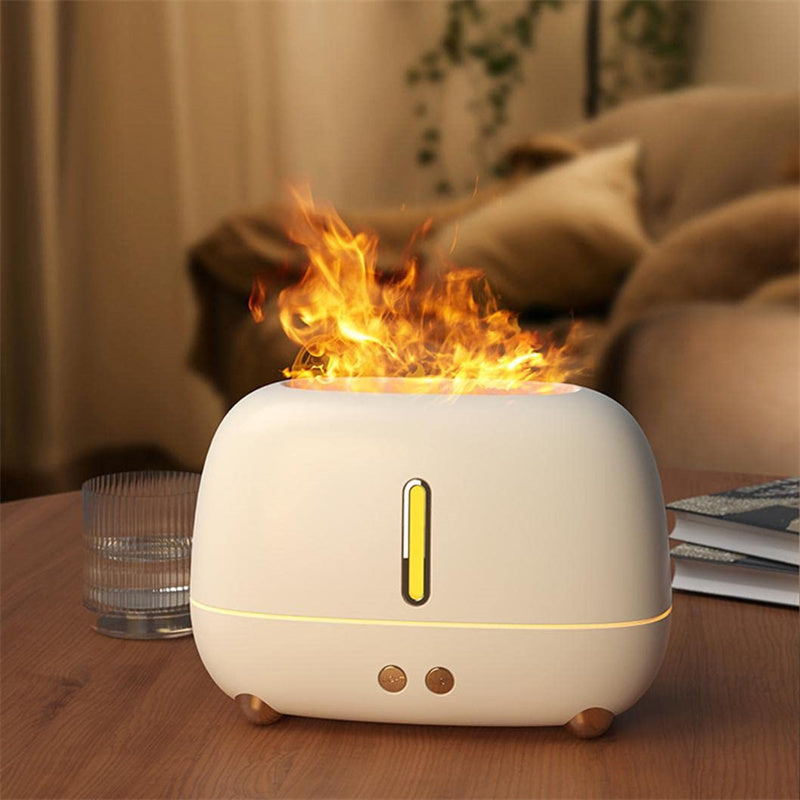 Aroma Diffuser Humidifier | Flame Aromatherapy Diffuser | Topsuper