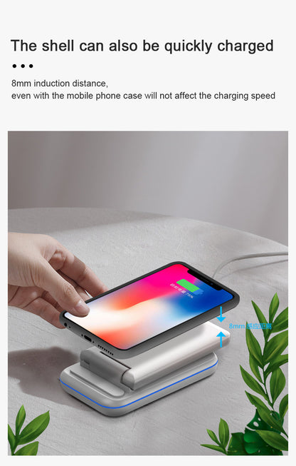 Folding 3-in-1 Wireless Charging Stand