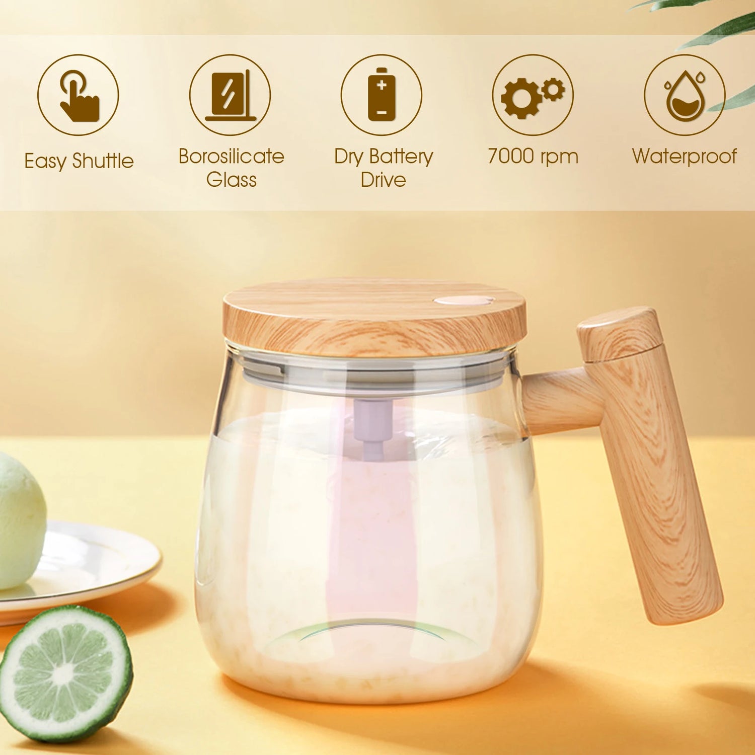 Automatic Portable Electric Magnetic Stirring Mug