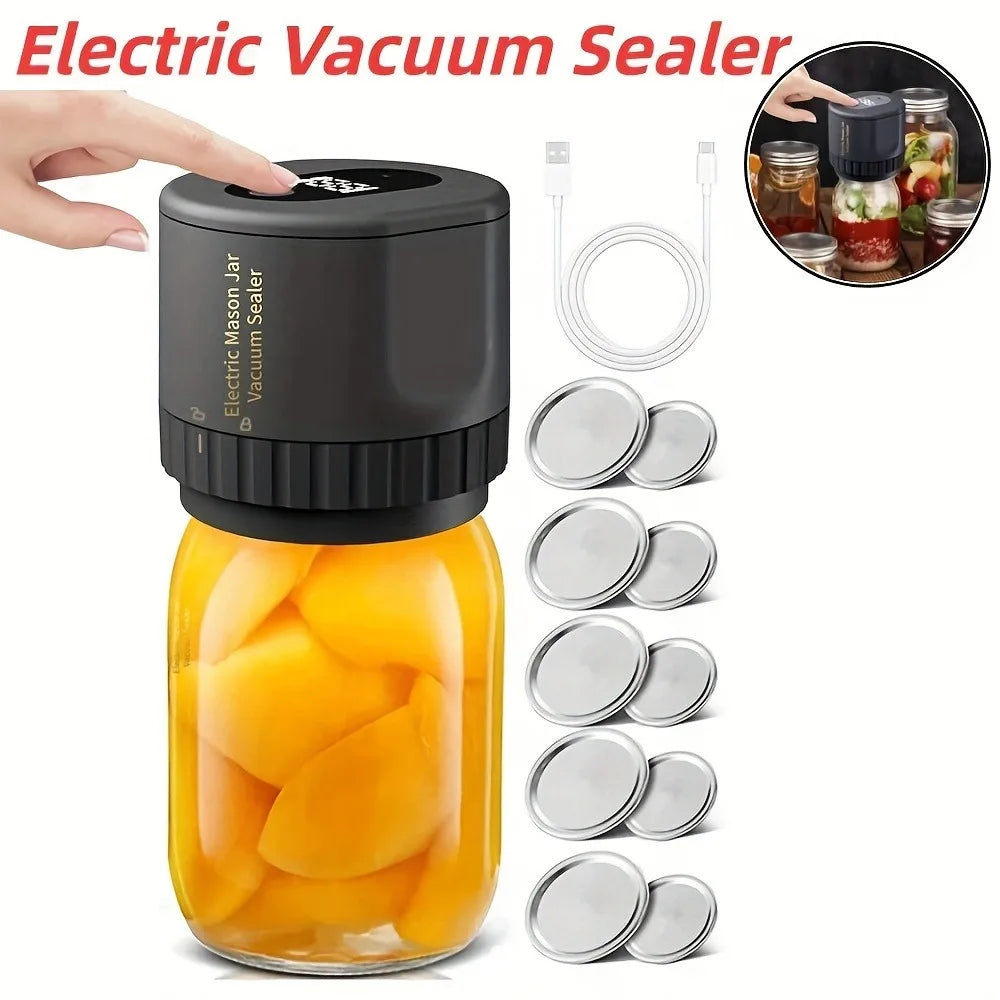 Electric Mason Jar Vacuum Sealer