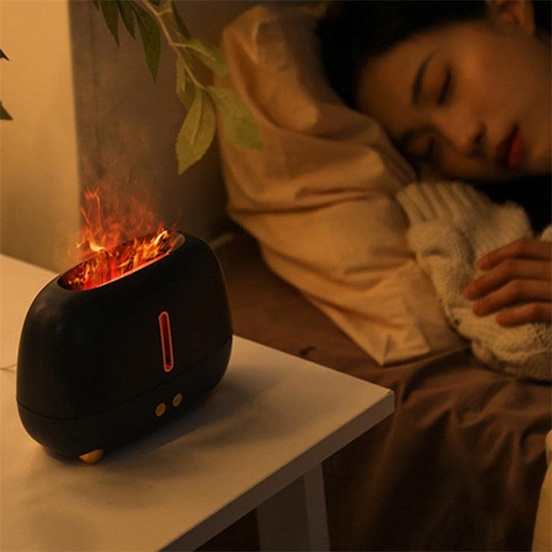 Aroma Diffuser Humidifier | Flame Aromatherapy Diffuser | Topsuper