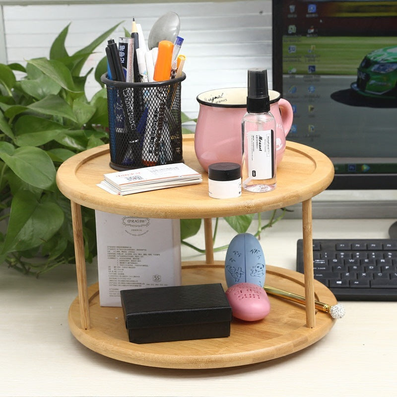 Bamboo Turntable Organizer | Turntable Storage Organizer | Topsuper