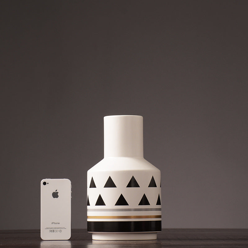 White Ceramic Vase | Scandinavian Ceramic Vase | Topsuper