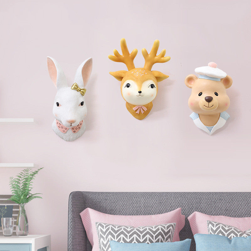 Rabbit Wall Decor | Cartoon Rabbit Decor | Topsuper