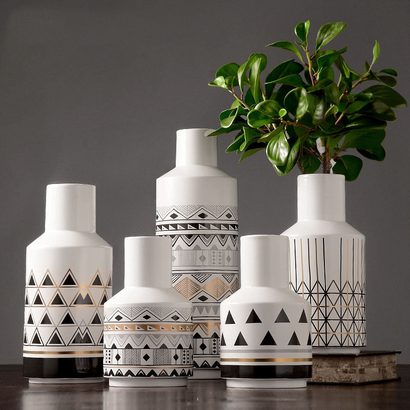 White Ceramic Vase | Scandinavian Ceramic Vase | Topsuper